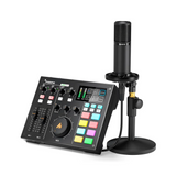 Kit Estudio Podcast Maono AU-AM100-K1 Micrófono Condensador