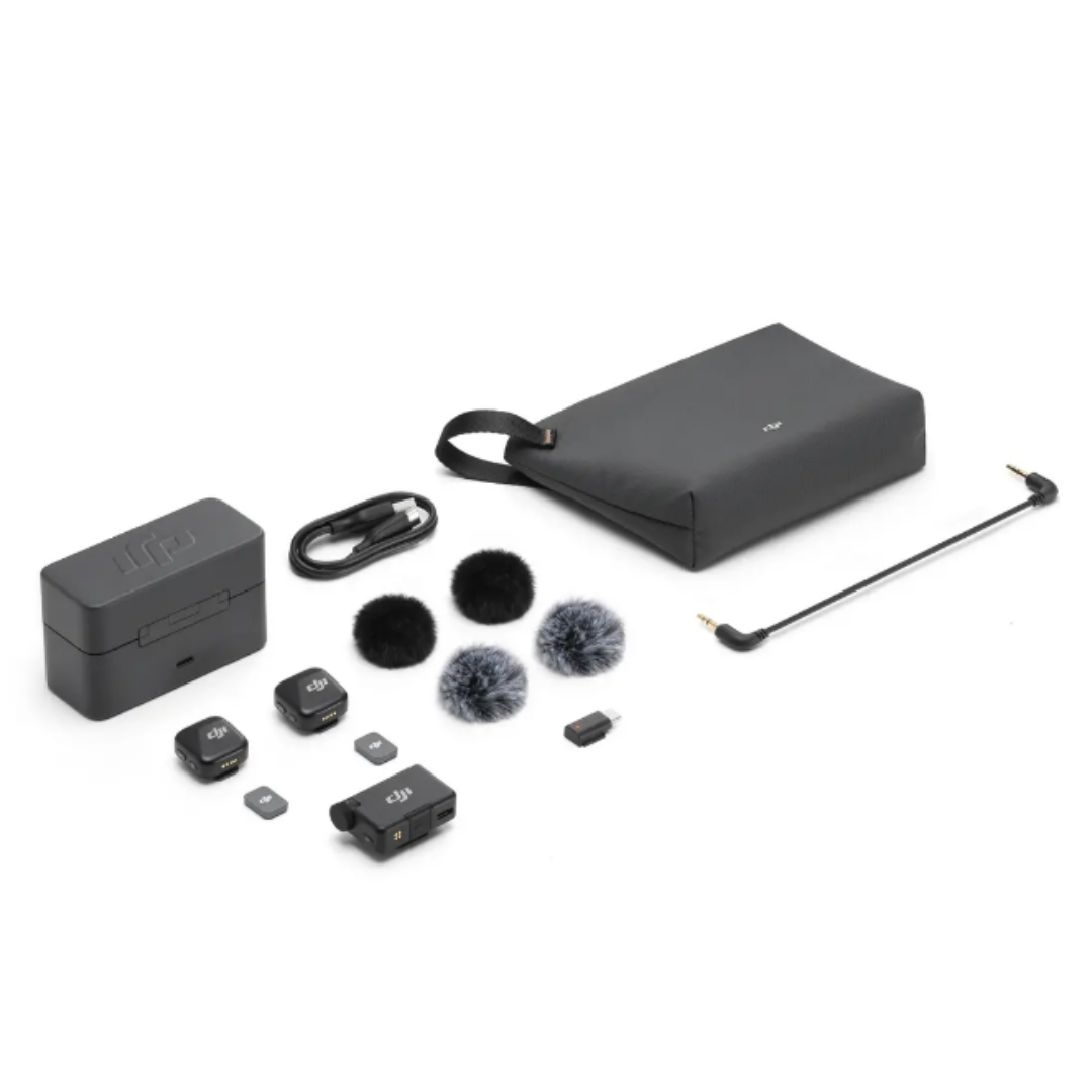 Micrófono DJI MIC MINI (2 TX + 1 RX + Charging Case)
