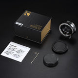 Adaptador de Lentes EF a EOS M K&F Concept