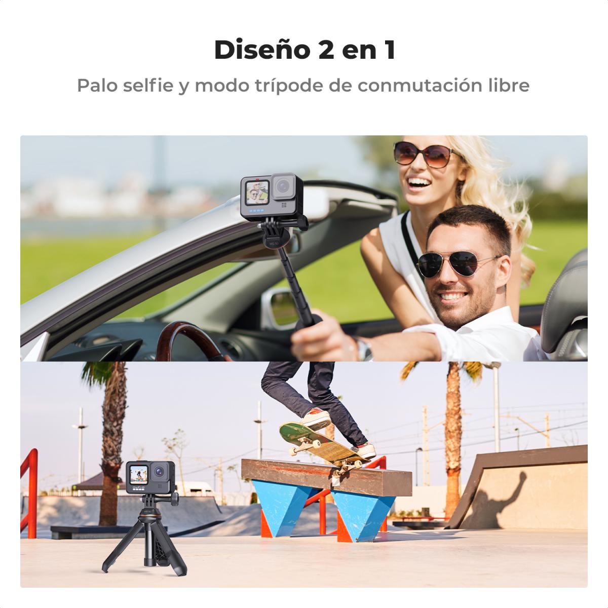 Mini Tripié y Selfie Stick K&F Concept MS10