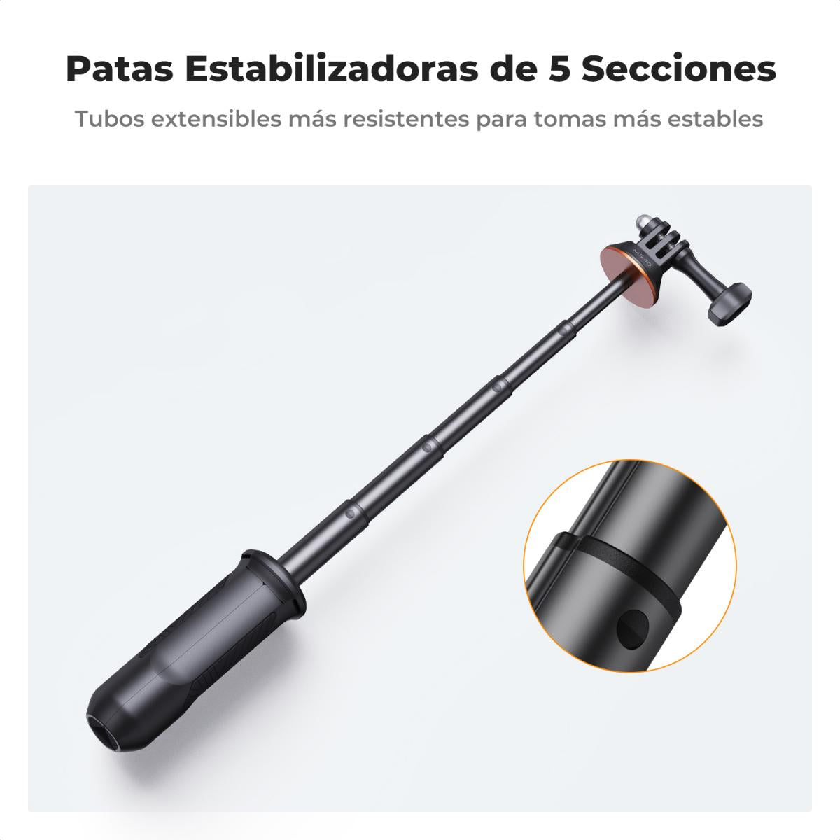 Mini Tripié y Selfie Stick K&F Concept MS10