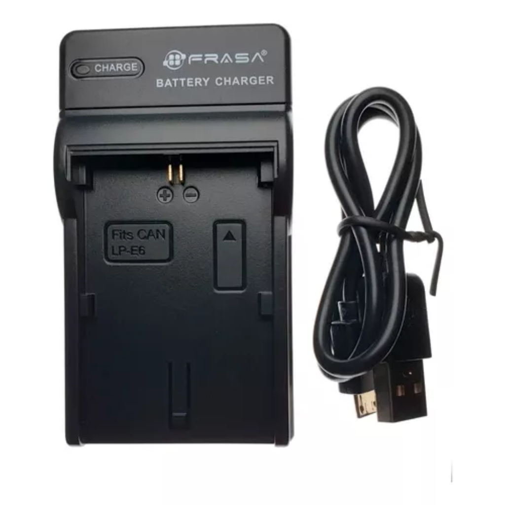 Cargador USB FRASA para Canon LP-E6