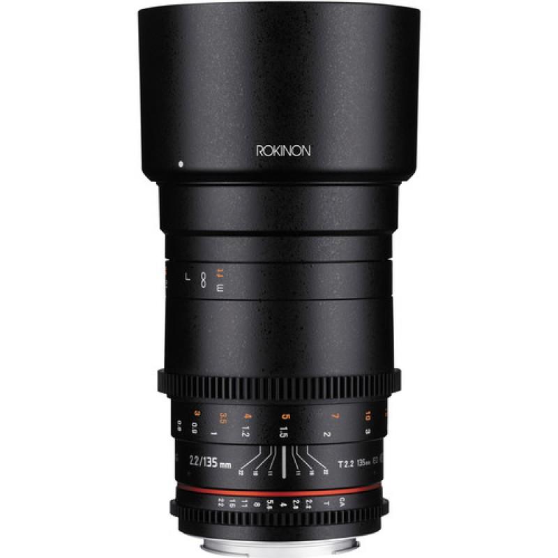 Lente Rokinon 135mm T2.2 Cine DS para Canon