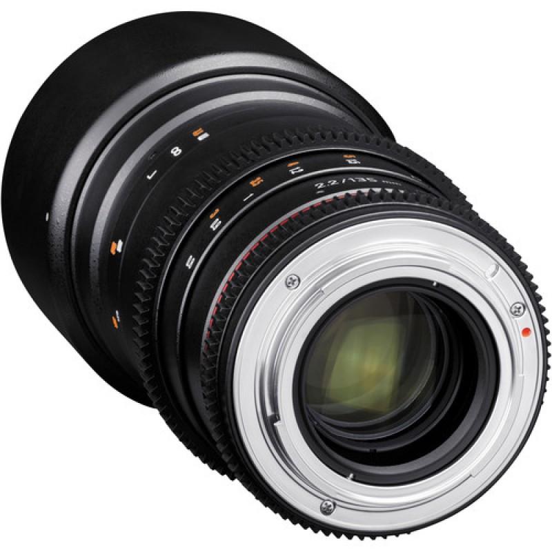 Lente Rokinon 135mm T2.2 Cine DS para Canon
