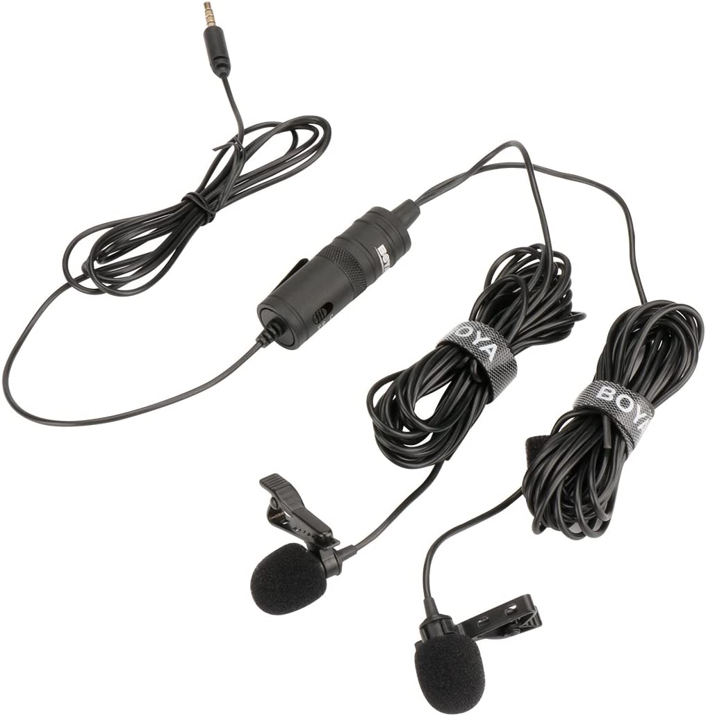 Micrófono Lavalier Dual BOYA BY-M1DM