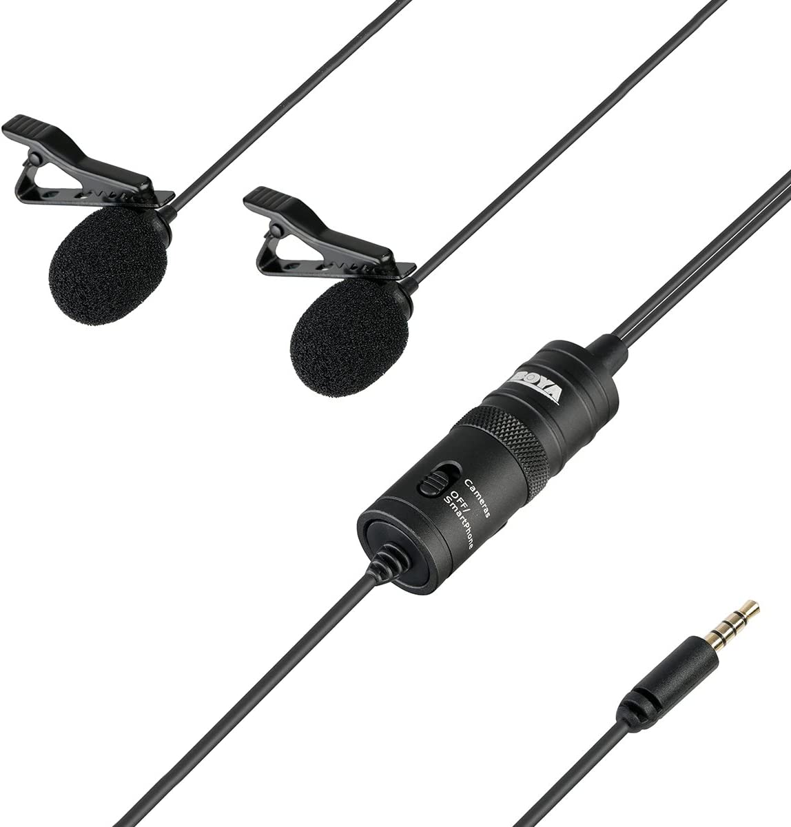Micrófono Lavalier Dual BOYA BY-M1DM