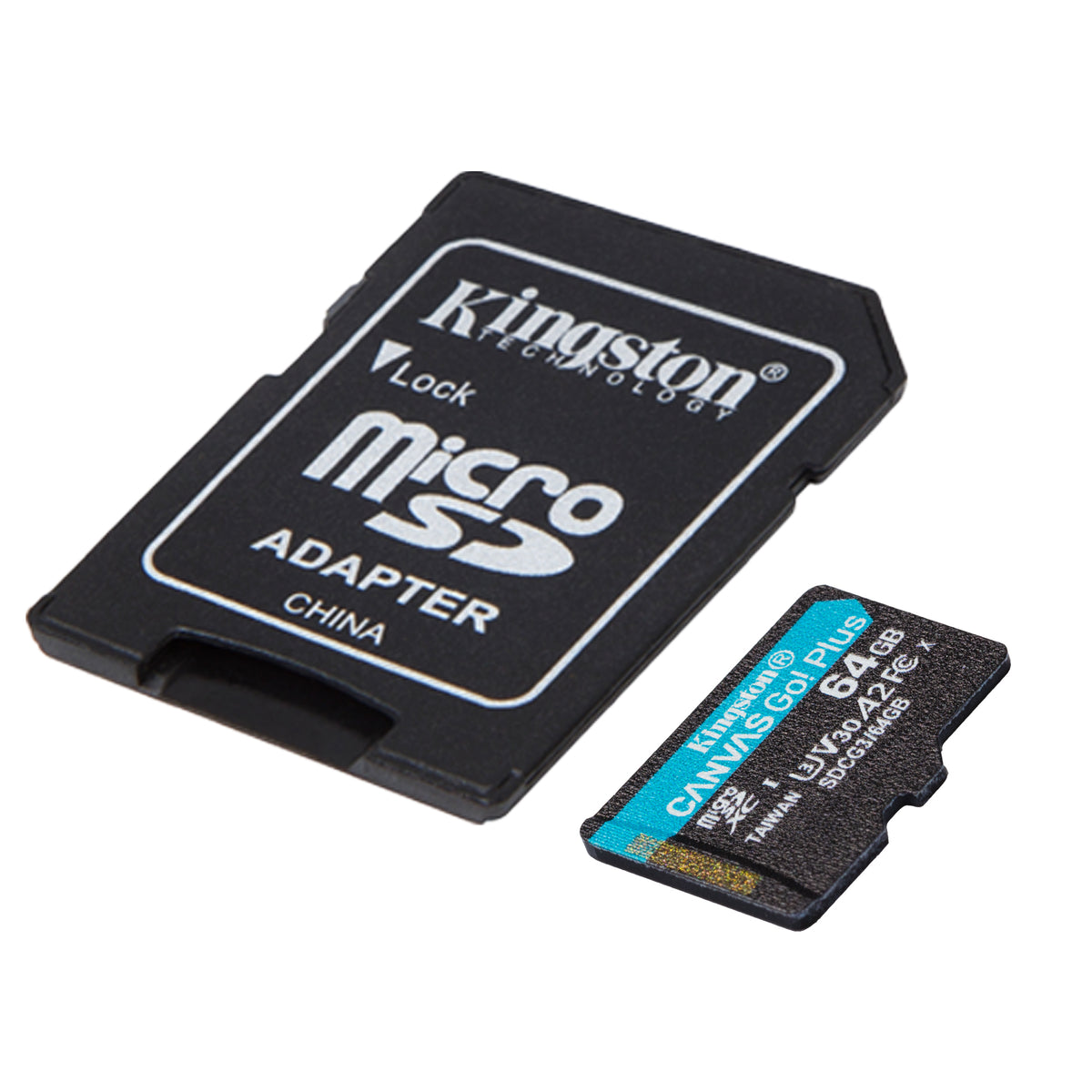 Tarjeta de Memoria Kingston MicroSD 64GB Canvas Go! Plus 170MB/s