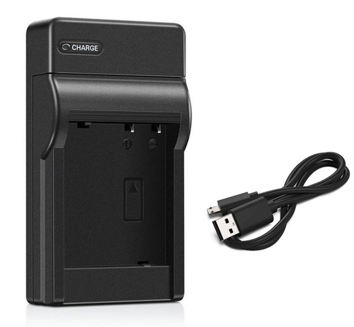 Cargador para baterías Canon LP-E10 con cable USB