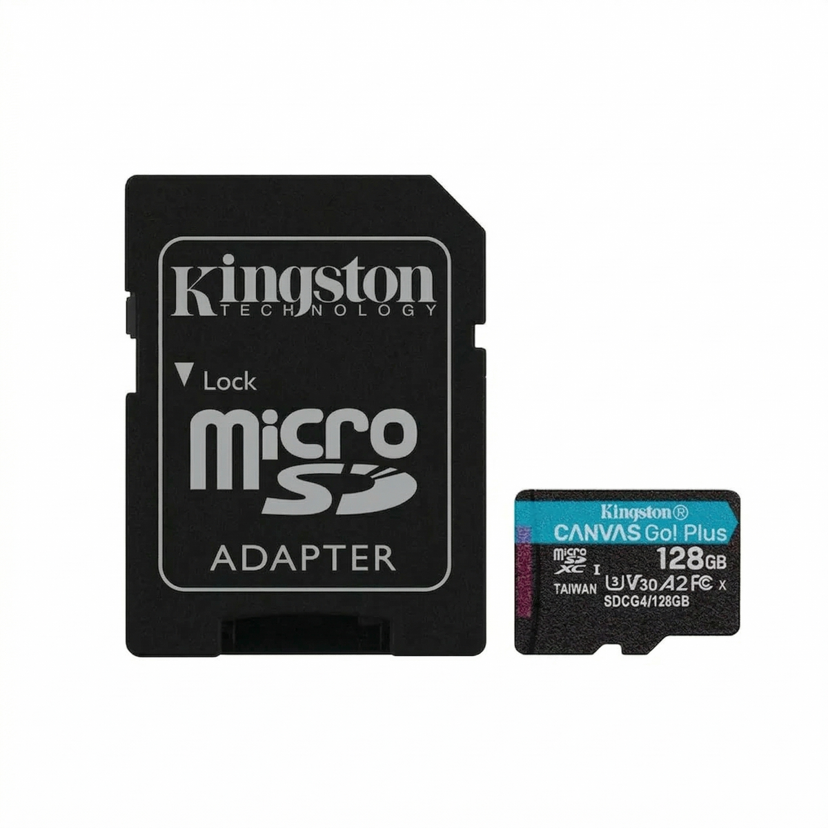 Tarjeta MicroSD Kingston 128GB Canvas GO! Plus