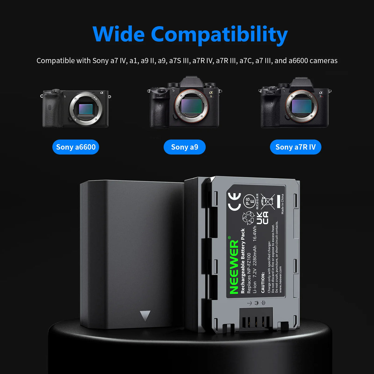 Batería de Repuesto NP-FZ100 para Cámaras Sony