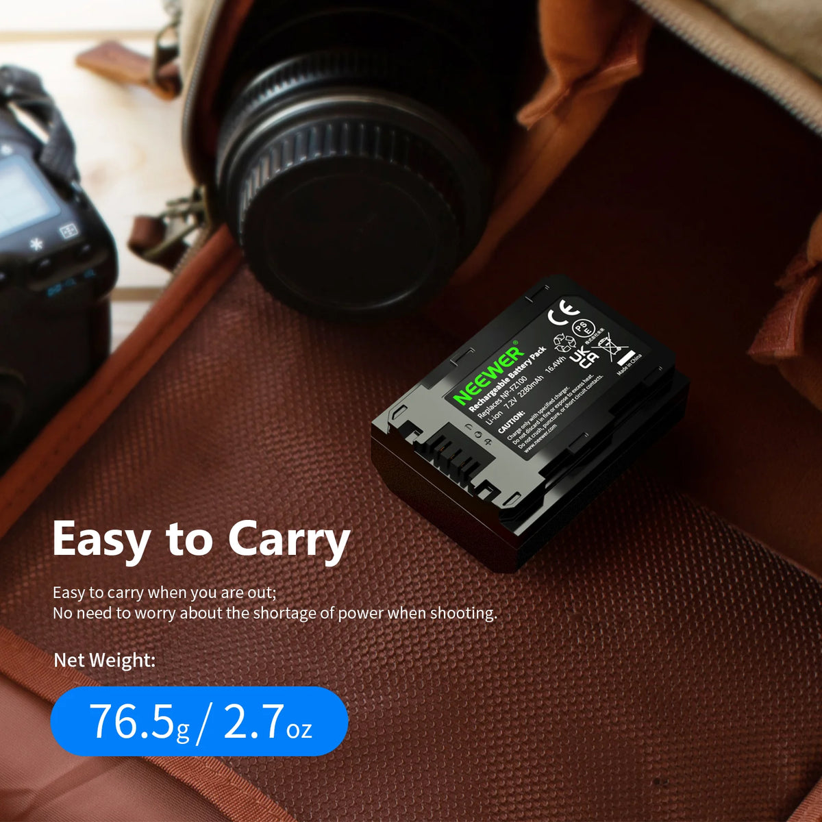 Batería de Repuesto NP-FZ100 para Cámaras Sony