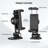 Soporte para Teléfono con Abrazadera y Base Arca – Modelo SP-02