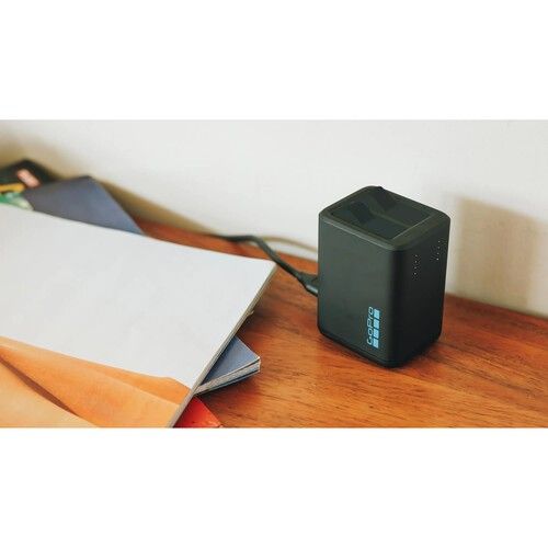 Cargador Doble GoPro AEDBD-201 con 2 Baterías Enduro para HERO13 Black