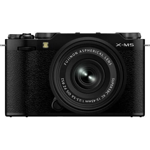 Cámara Mirrorless FUJIFILM X-M5 Negra + Lente XC 15-45mm