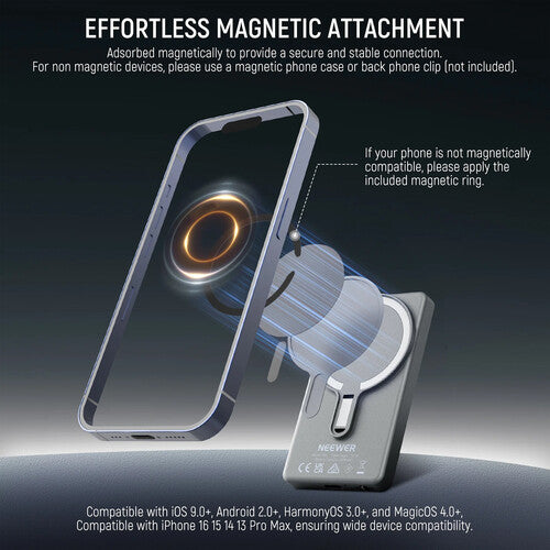 Neewer BASICS F4B Monitor Magnético 4” para Selfies y Vlogs con Teléfono