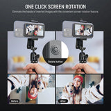 Neewer BASICS F4B Monitor Magnético 4” para Selfies y Vlogs con Teléfono