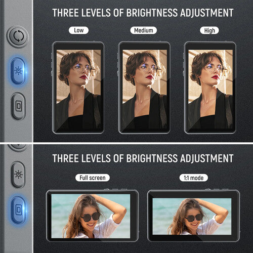 Neewer BASICS F4B Monitor Magnético 4” para Selfies y Vlogs con Teléfono