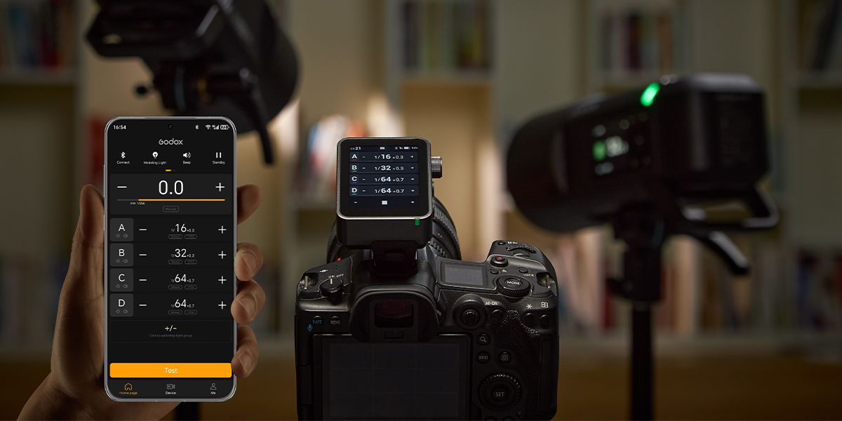 Disparador Inalámbrico TTL X3PROC Godox para Canon con Pantalla Táctil