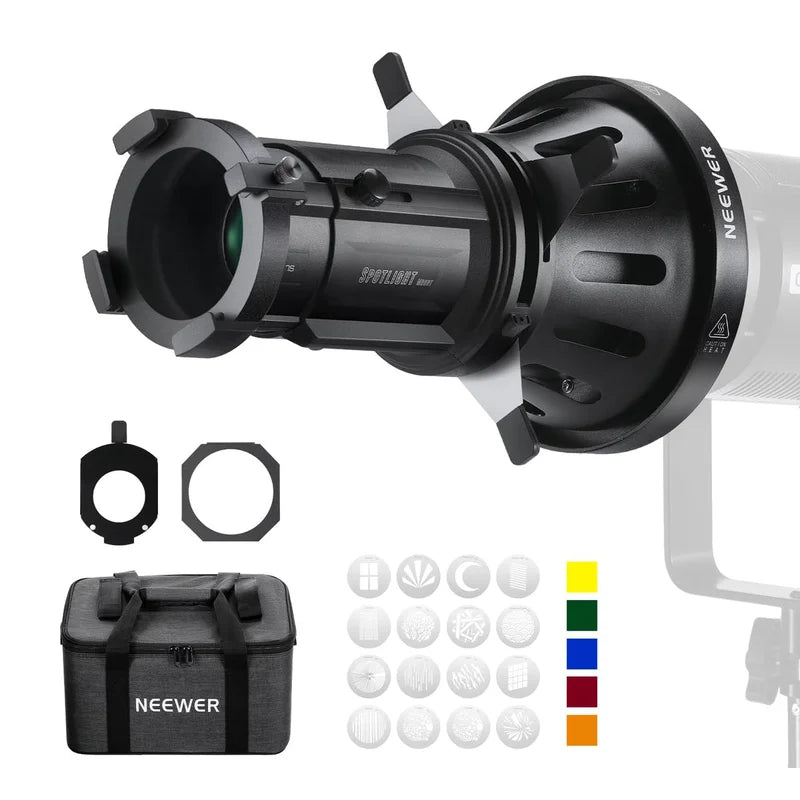 NEEWER LS-38 Spotlight Snoot de 40° con Montura Bowens