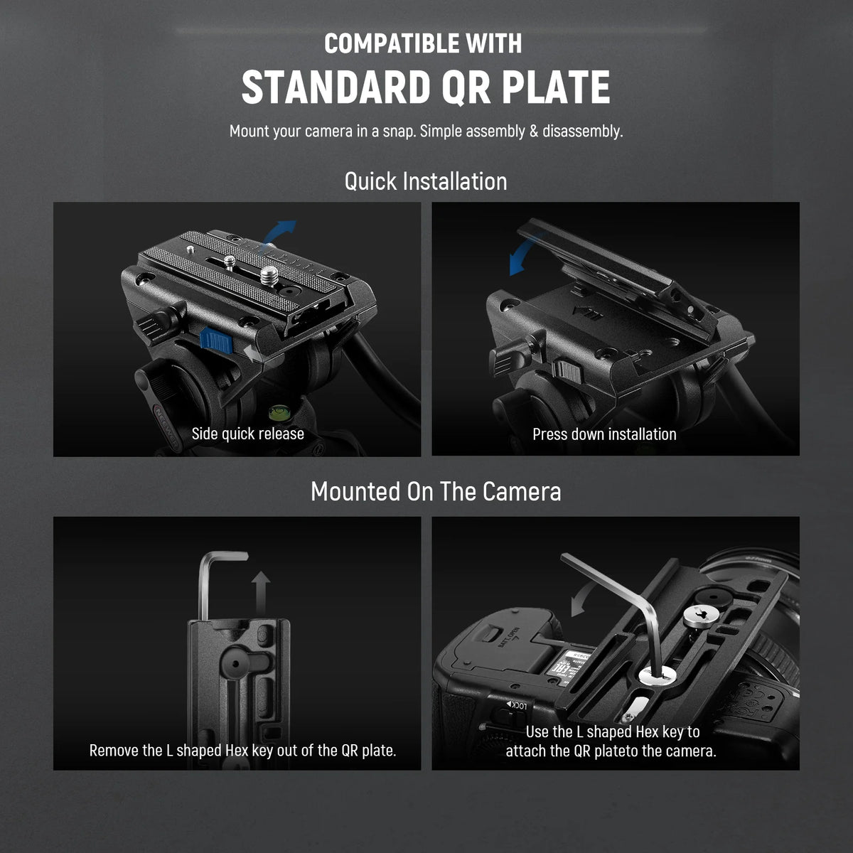 Monopié Profesional Neewer GM76