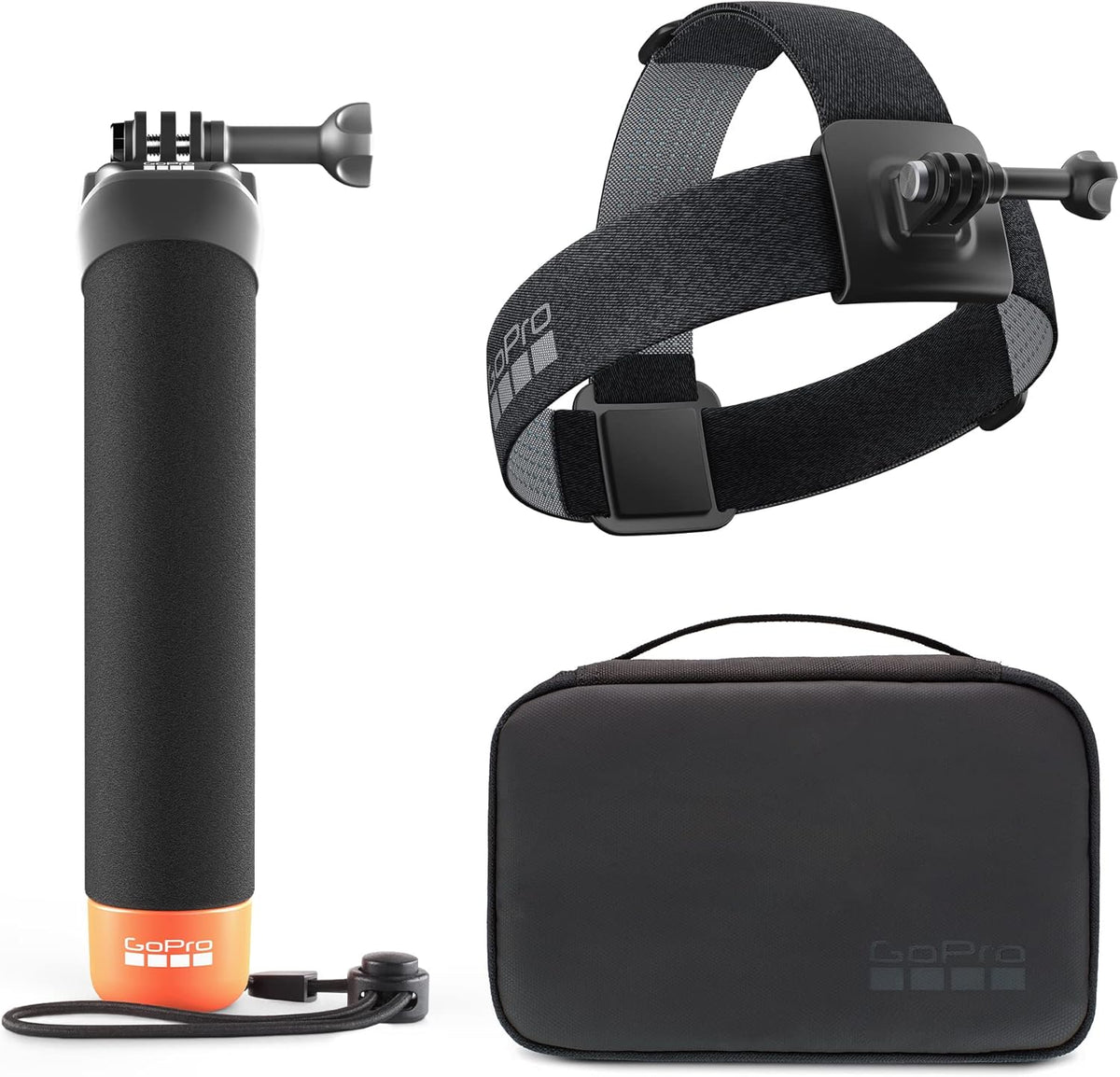 GoPro Kit Aventura HERO13 Black | Estuche + Bastón + Correa para Cabeza