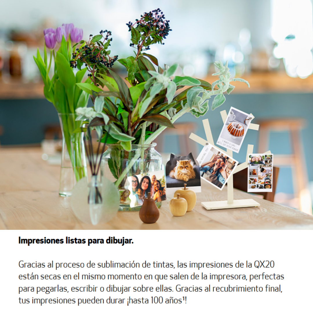 Papel Canon XS-20L Cuadrado para Impresora Selphy QX20