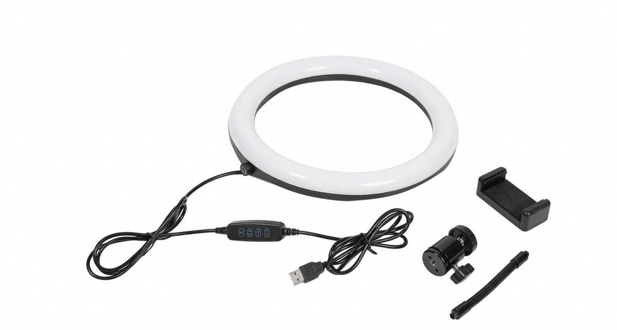 Aro de Luz 6.5 Pulgadas SX-06 E-REISE con Soporte para Celular
