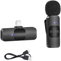 Micrófono Inalámbrico BOYA BY-V1 para iPhone (Lightning)