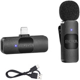 Micrófono Inalámbrico BOYA BY-V1 para iPhone (Lightning)