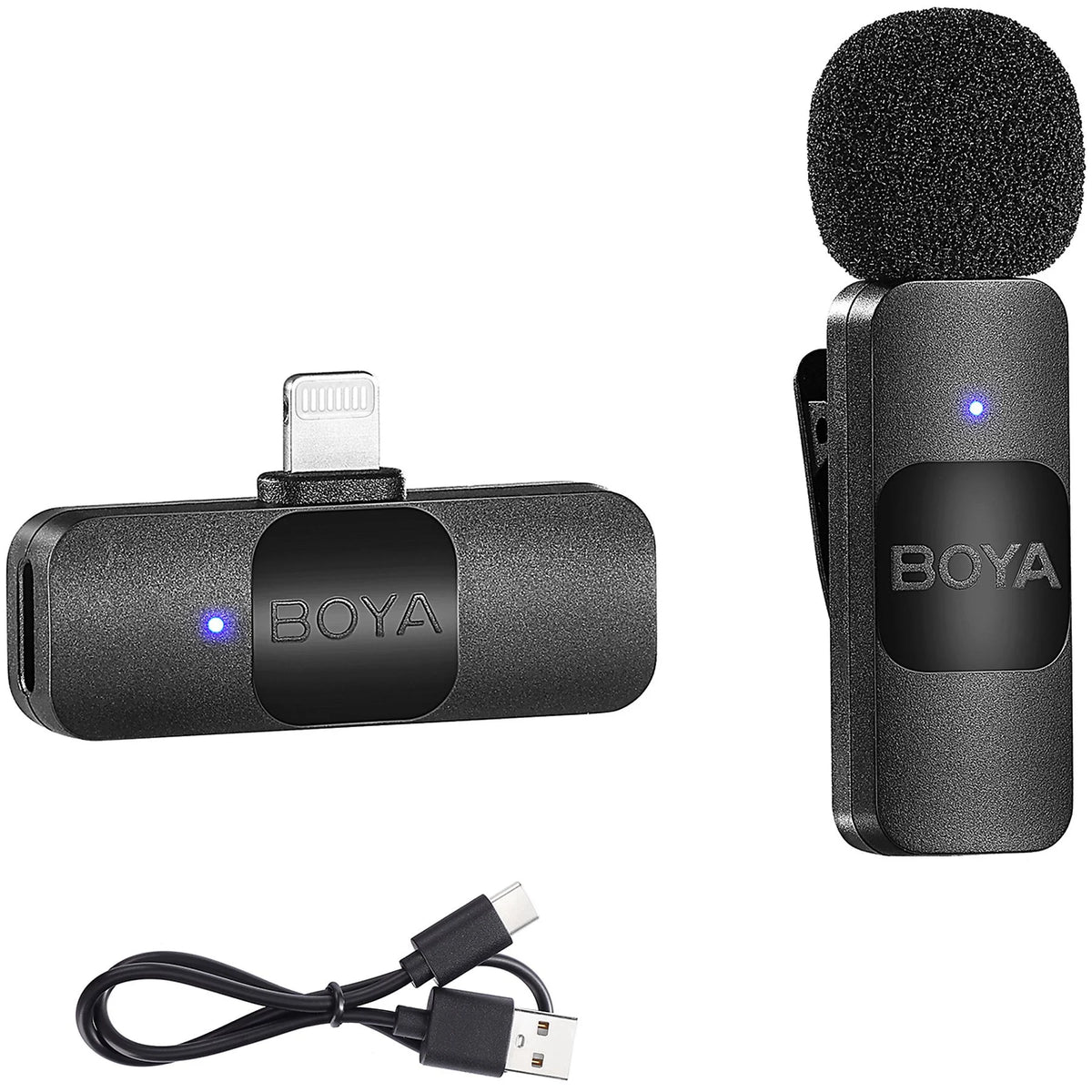 Micrófono Inalámbrico BOYA BY-V1 para iPhone (Lightning)