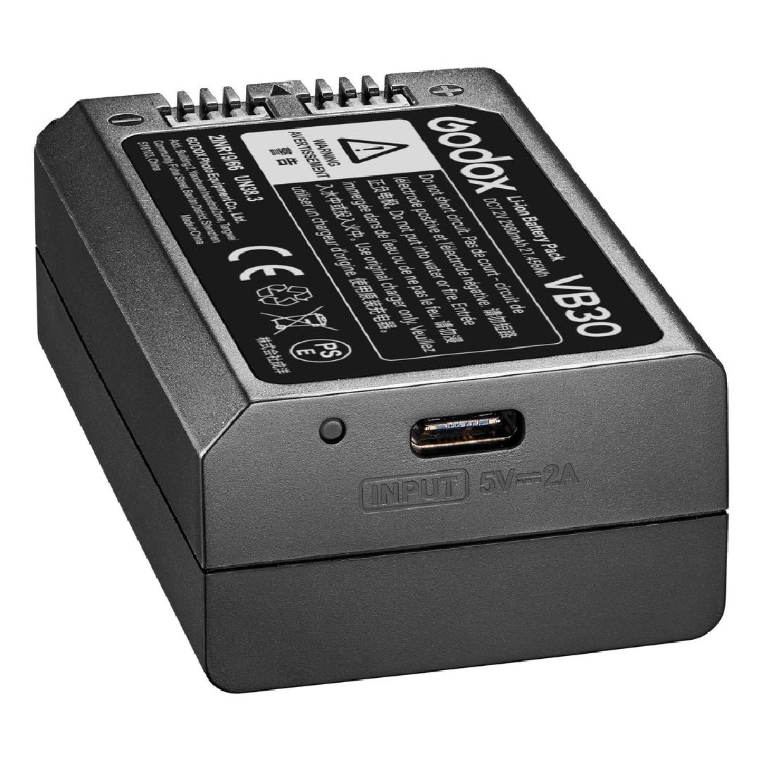 Batería de Litio Recargable VB30 GODOX para Flash V1PRO