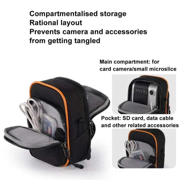 Bolsa para Cámara Cwatcun D168 Compacta Impermeable con Correa Removible