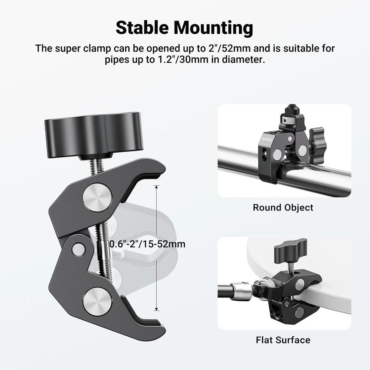 Brazo Mágico de 11" con Super Clamp ST16C Neeweer