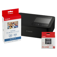 Impresora Canon SELPHY CP1500 Negra + PCC-CP400 + 3 KC-36IP
