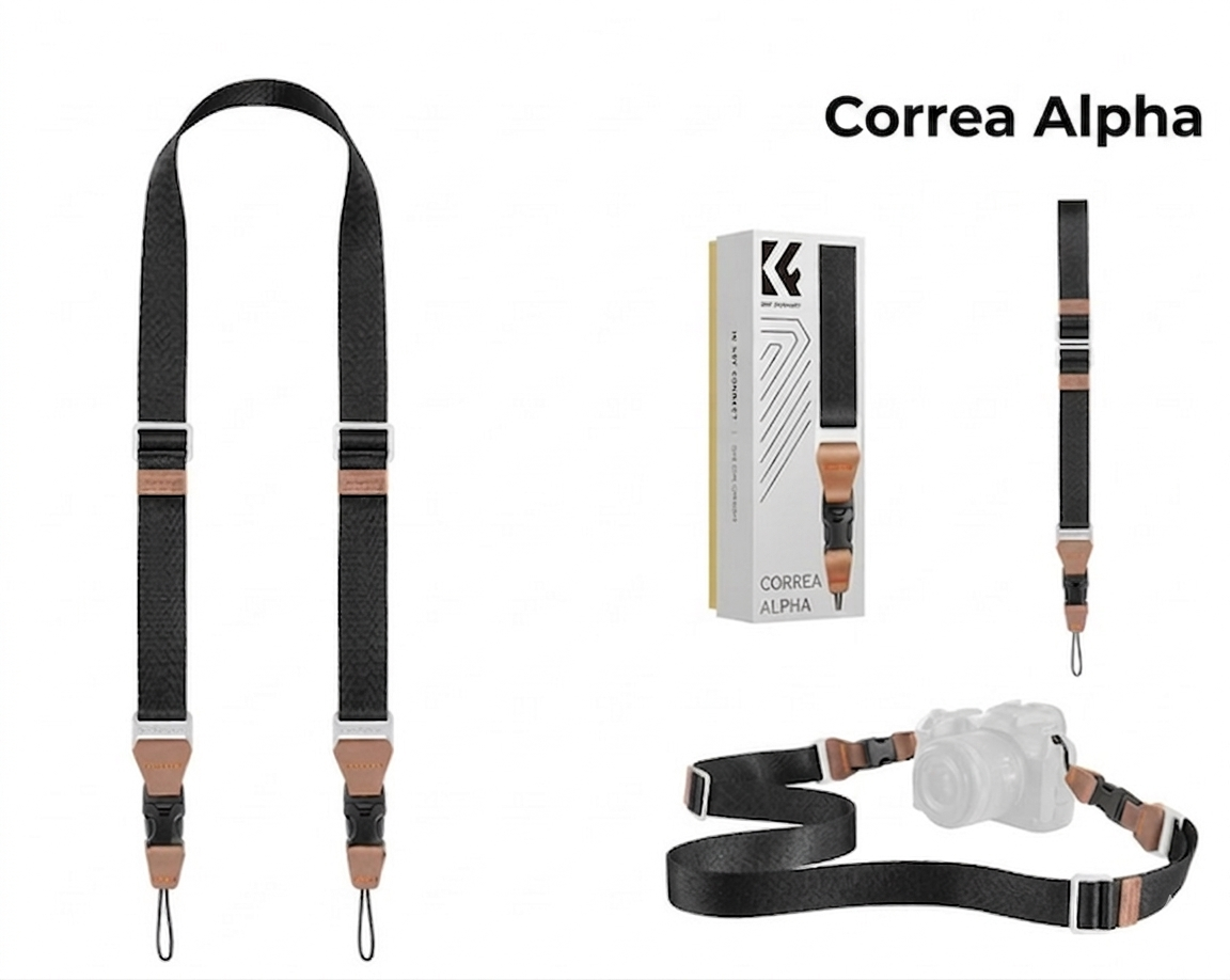Correa para Cámara K&F Concept Negro 13.115V1