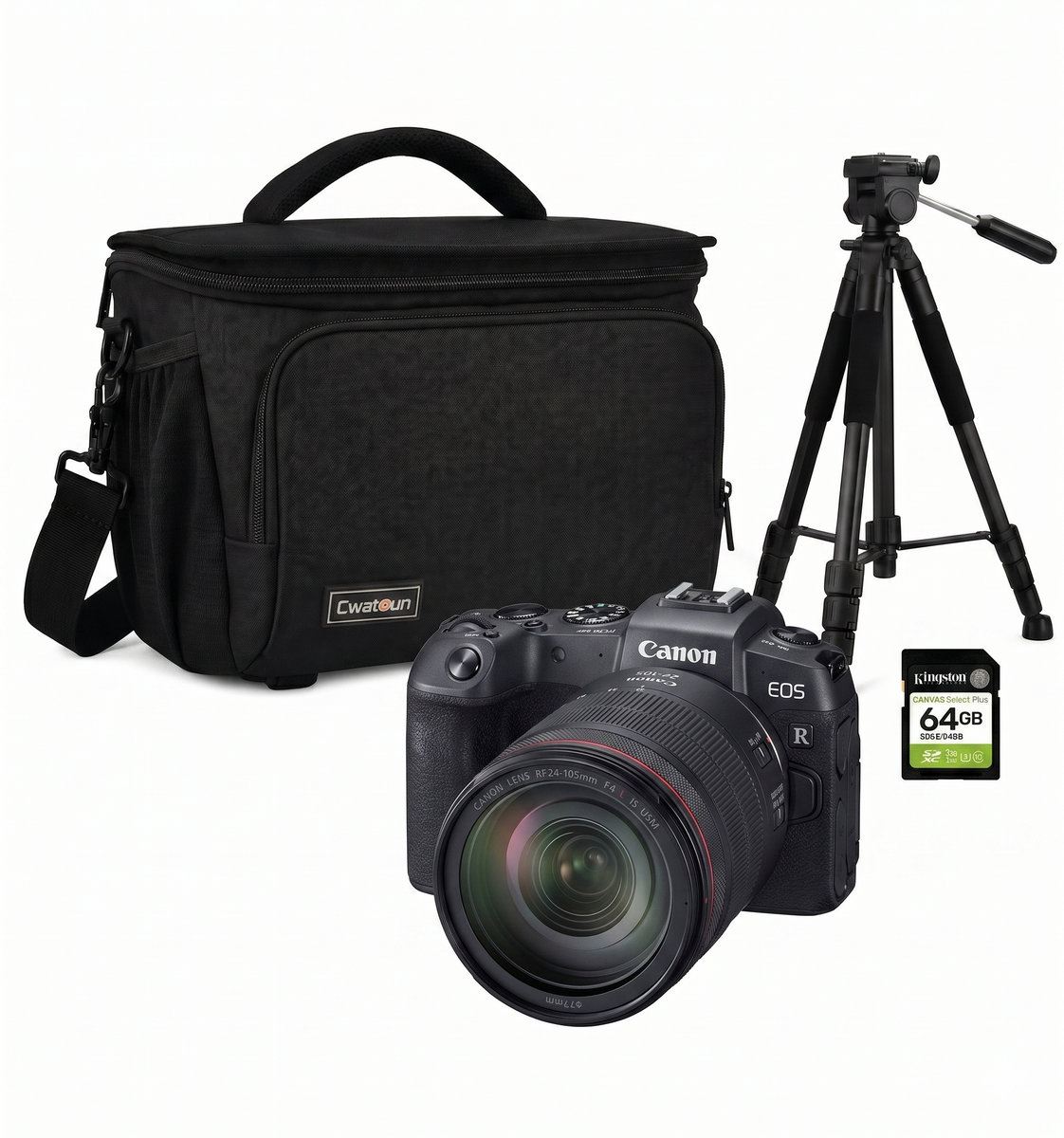 Kit Cámara Canon RP + Mochila + Tarjeta 64GB + Tripié