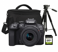 Kit Cámara Canon R10 + Mochila + Tarjeta 64GB + Tripié