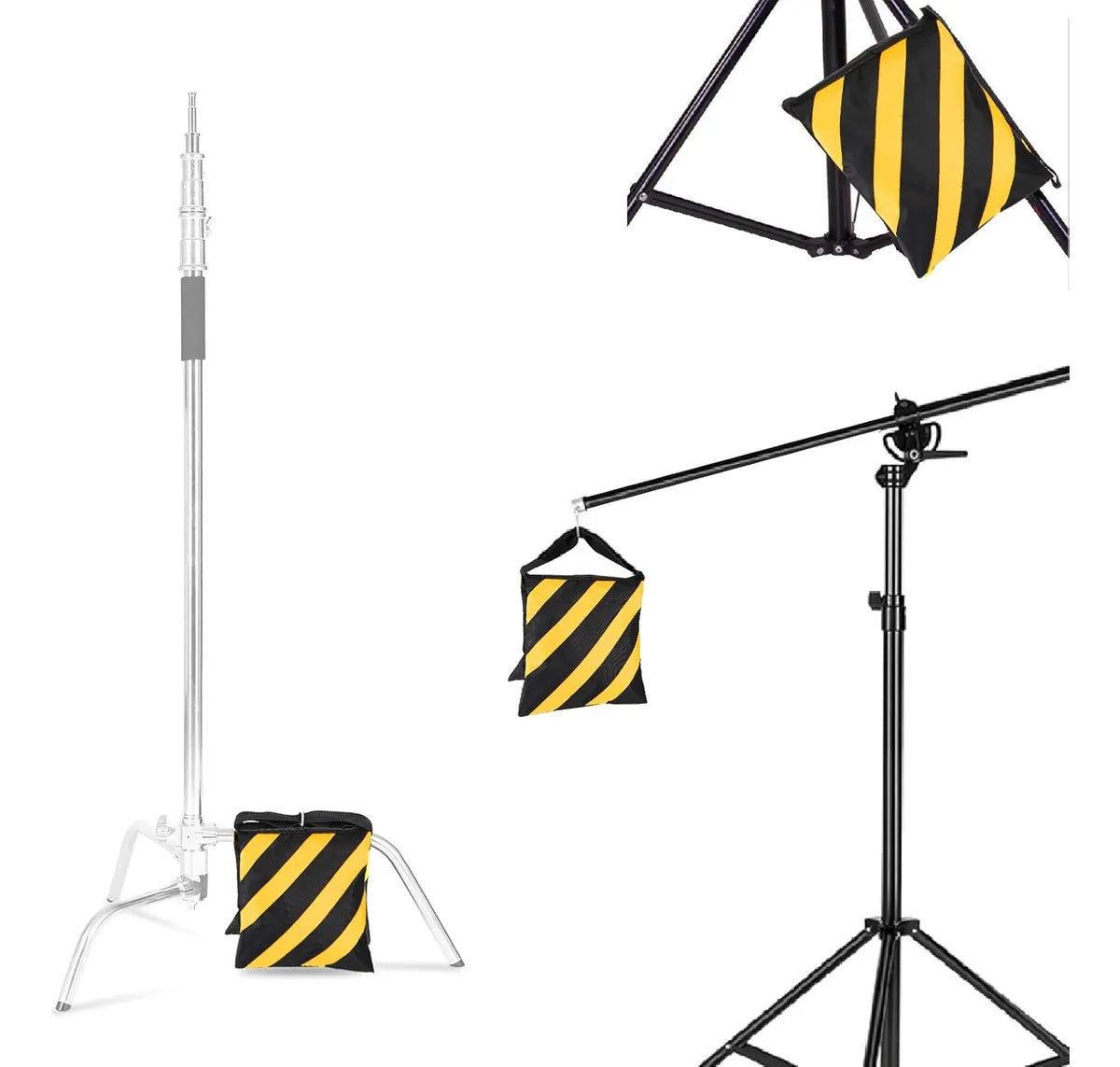 Bolsa de Arena para Tripié de Iluminación – Contrapeso para Foto y Video