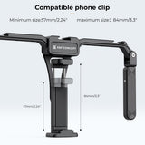 Jaula Estabilizadora Plegable para Smartphone con 3 Zapatas Frías y Doble Empuñadura 360° K&F Concept KF31.092