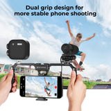 Jaula Estabilizadora Plegable para Smartphone con 3 Zapatas Frías y Doble Empuñadura 360° K&F Concept KF31.092