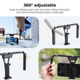 Jaula Estabilizadora Plegable para Smartphone con 3 Zapatas Frías y Doble Empuñadura 360° K&F Concept KF31.092
