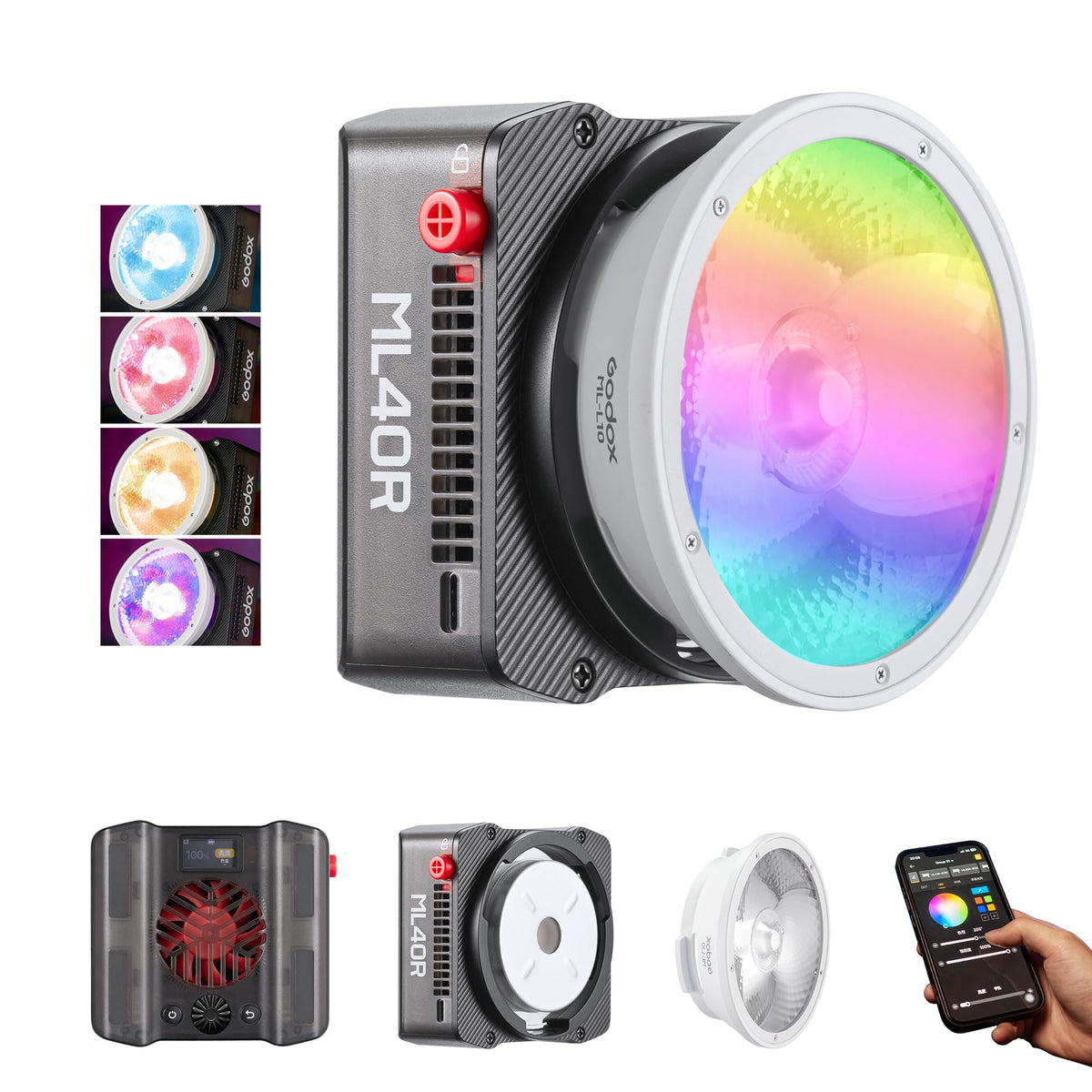 LAMPARA LED GODOX ML40R RGB