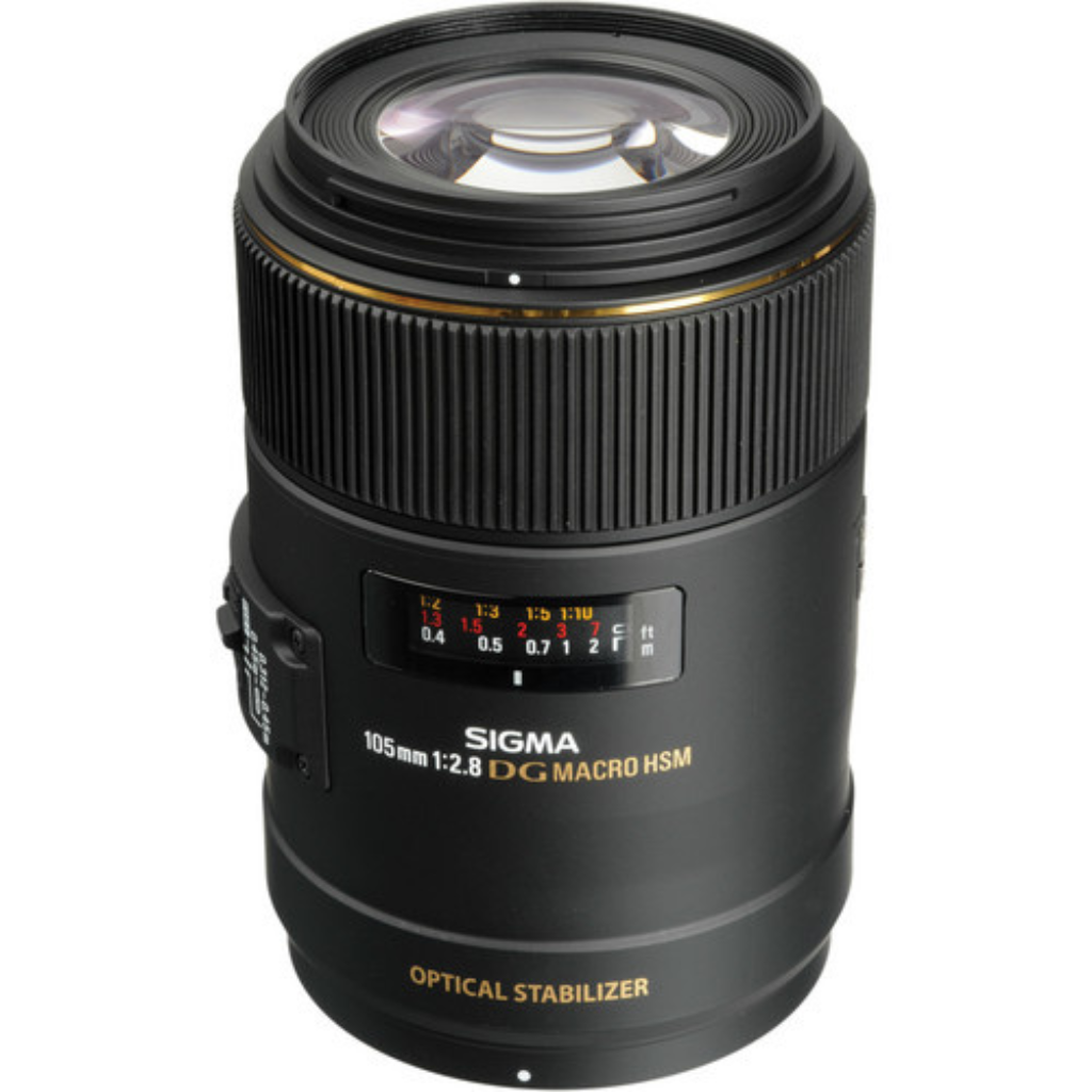 Lente Sigma 105mm F/2.8 macro EX DG OS HSM para Nikon