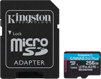 Tarjeta de Memoria Kingston 256GB Canvas Go Plus Gen4 MicroSDXC 200MB/S