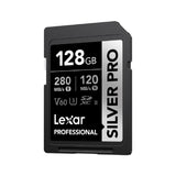 Tarjeta de Memoria Lexar 128GB SD Silver Pro 280MB/S