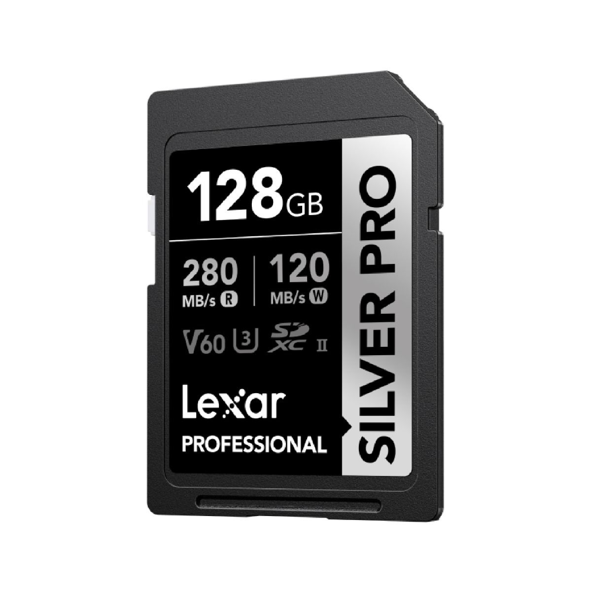 Tarjeta de Memoria Lexar 128GB SD Silver Pro 280MB/S