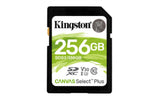 Tarjeta de memoria Kingston 256GB SD Canvas Select Plus