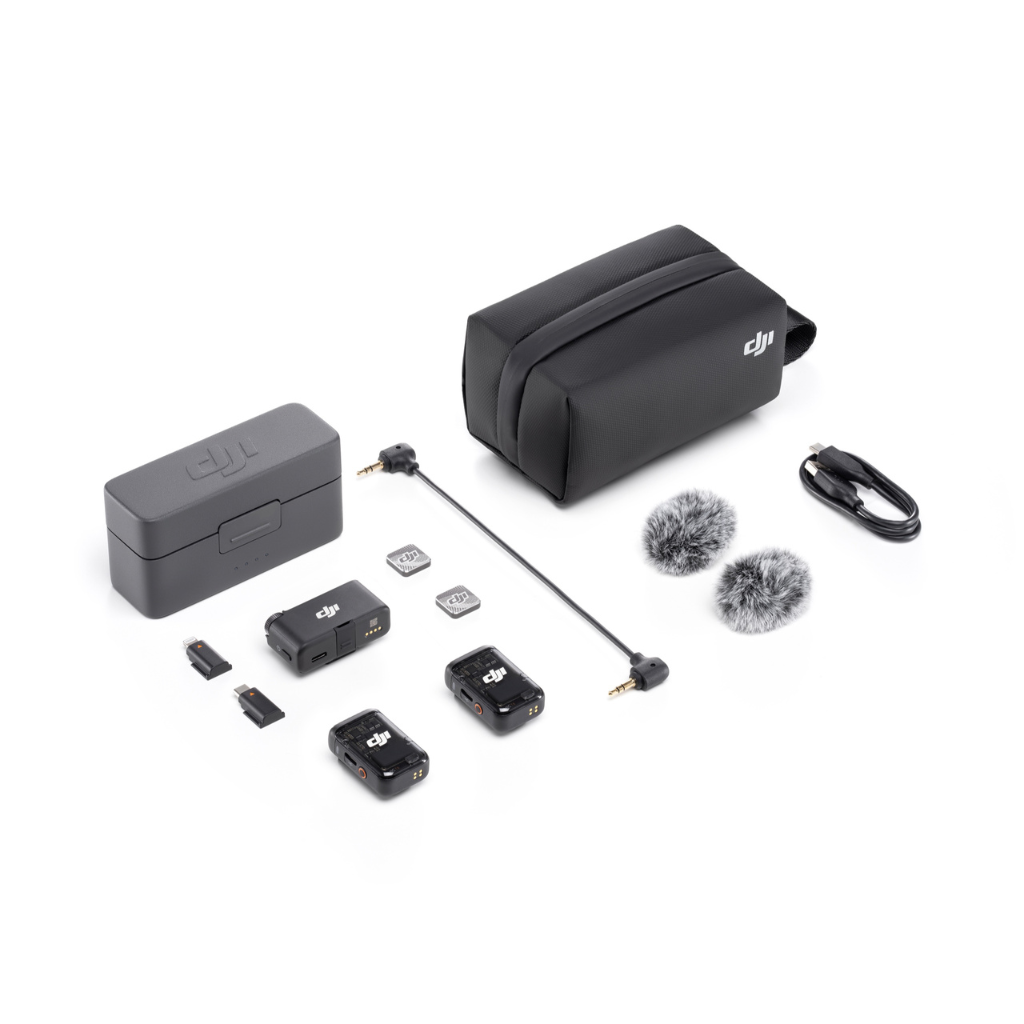 Micrófono Inalámbrico DJI Mic 2 (2 TX + 1 RX + Estuche de Carga)