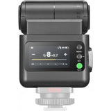 Mini Flash Godox iT32 Black TTL HSS GN18 con Pantalla Táctil, Sistema X 2.4 GHz y Batería Recargable