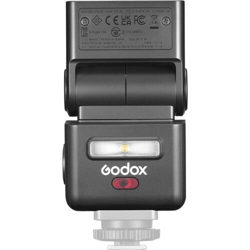 Mini Flash Godox iT32 Black TTL HSS GN18 con Pantalla Táctil, Sistema X 2.4 GHz y Batería Recargable